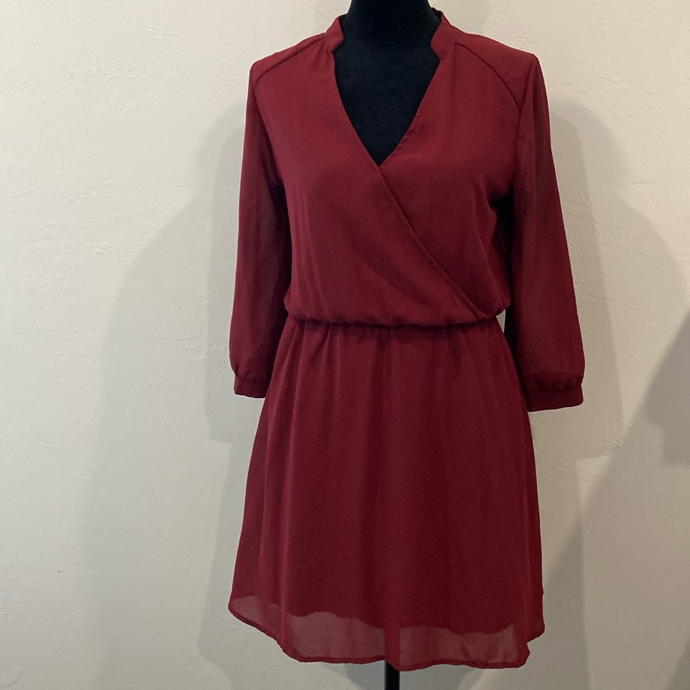 Maroon dress